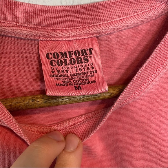 Southern Trend | Coral Arkansas Floral Tee - Picture 5 of 5